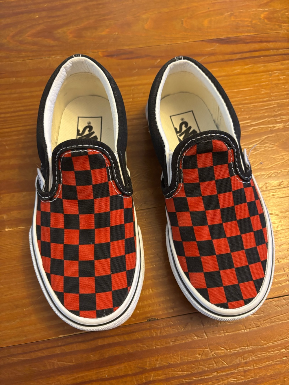 NWOT Vans Checkerboard Slip Ons